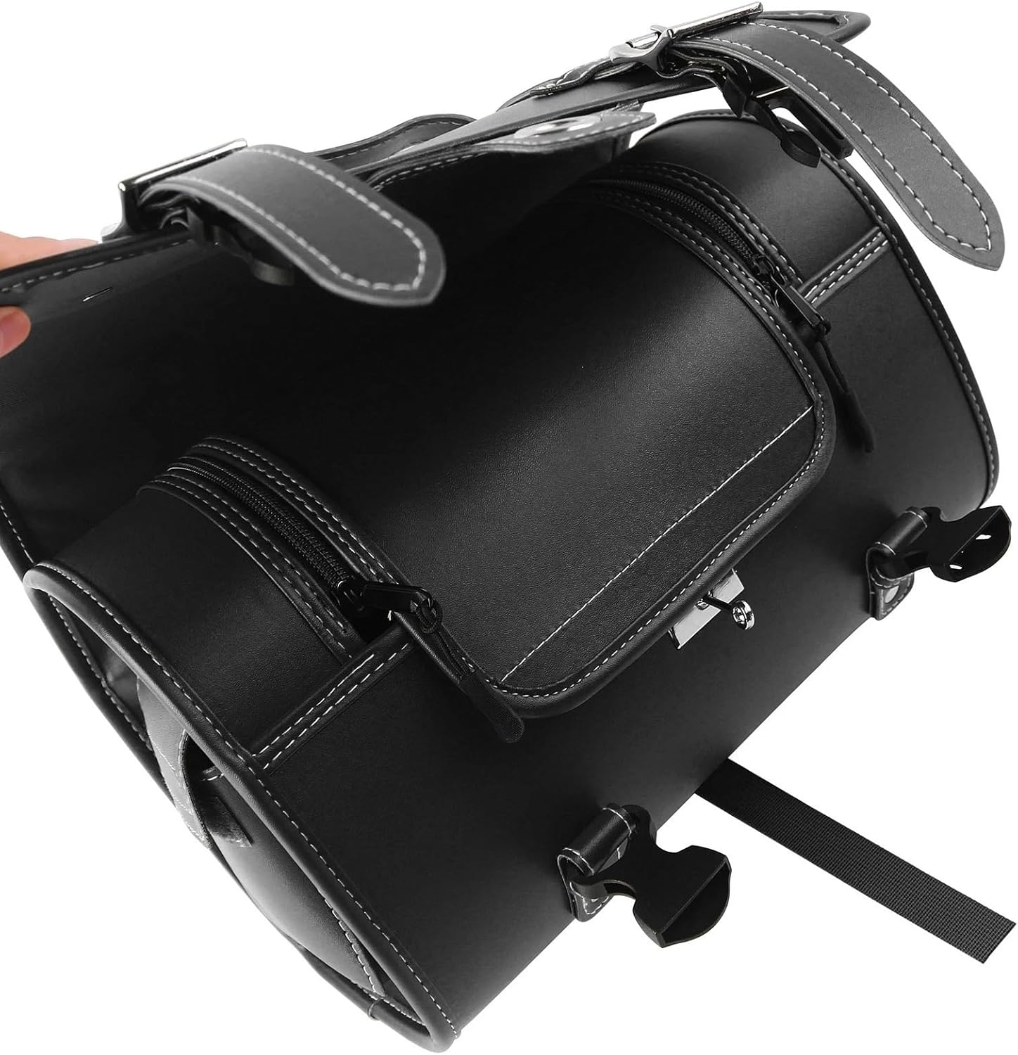 大容量 サイドバッグ オートバイ用ユニバーサルブラック大容量